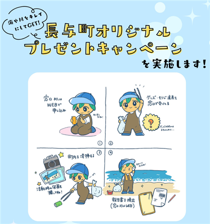 チラシ抜粋（長与町オリジナルプレゼントキャンペーン）