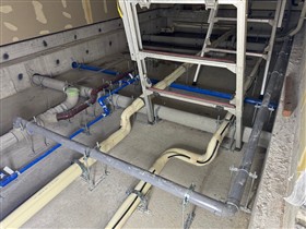 衛生設備配管1F